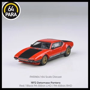 Paragon PARA64 1/64 1972 De Tomaso Pantera Red / Black - Lights down Neu PARA 64 - Bild 1 von 6