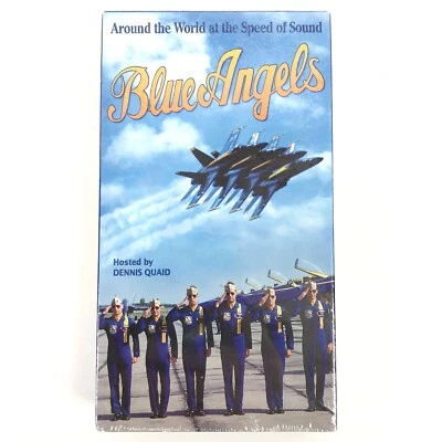 Vintage Around The World At The Speed Of Sound Blue Angels VHS By Dennis Quaid Foto 1 de 4
