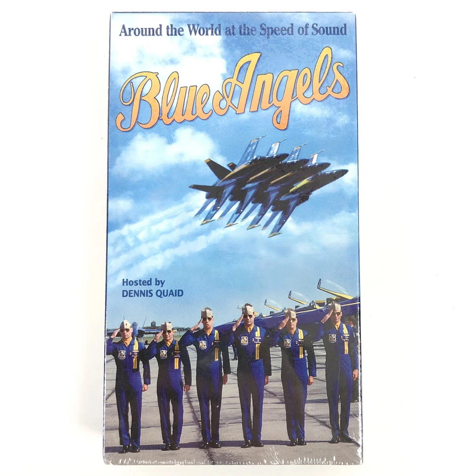 Vintage Around The World At The Speed Of Sound Blue Angels VHS By Dennis Quaid - Image 1 of 4