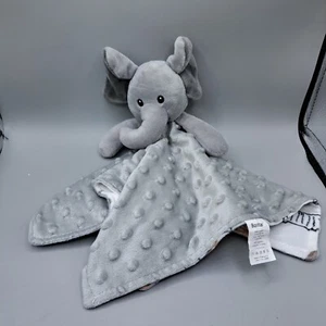 Boritar Elephant Baby Security Lovey Soft Minky 13x13 Animal Print - Picture 1 of 8