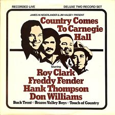 LP  Roy Clark, Freddy Fender , Hank Thompson, Don Williams Country Carnegie Hall