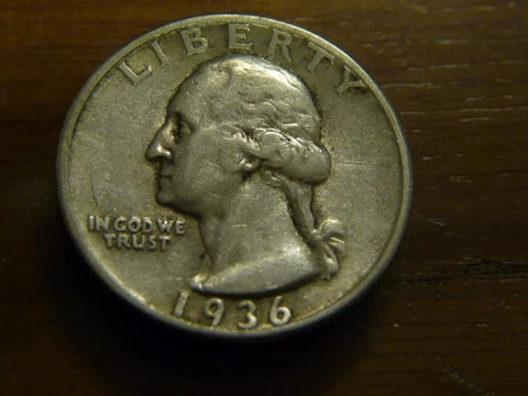 1936-P Washington Quarter XF Condition SKU# 29376 Cover