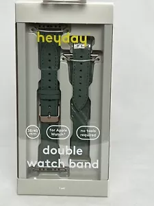 Heyday Apple Watch Cinturino Orologio Singolo Doppio 38/40 mm Verde Oliva Nuovo In Scatola - Foto 1 di 3
