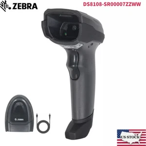 US STOCK -Zebra DS8108-SR Handheld 2D/1D Barcode Scanner With USB Cable - Picture 1 of 8