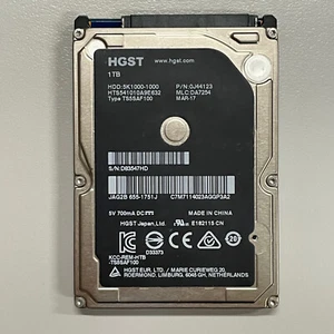 Hitachi 5K1000 1TB 2.5" SATA HDD 5400RPM 6Gbs 8MB Cache 0J44123 Apple 655-1751J - Picture 1 of 12