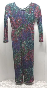 NWT Art Class Girls Romper 6/6X Multicolored Long Sleeve Crepe - Picture 1 of 8