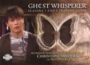 Ghost Whisperer Seasons 3 & 4 Christopher Sanders as Ned Banks Costume Card C24