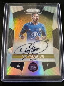 Panini Prizm 2018 Road to World Cup on card auto RW-N Neymar Jr Brasil 45/99 - Picture 1 of 2