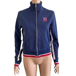 Disneyland Resorts Sweat jacket girls Medium Blue Full Zip Embroidered - Picture 1 of 10