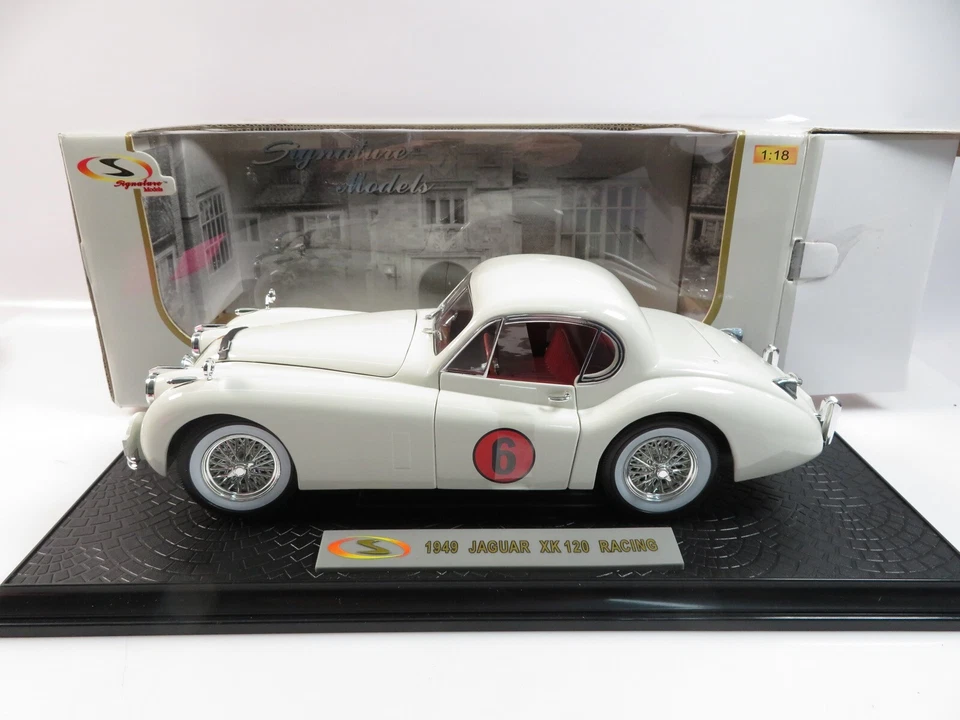 1:18 Signature Models 1949 Jaguar XK120 Rennwagen No 6 Racing B36 - Bild 1 von 4