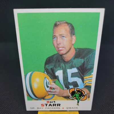 Bart Starr - 1969 Topps #215 - Alabama Green Bay Packers Foto 1 de 4