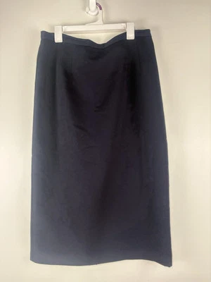 Vintage New York Michelle Navy Maxi Skirt Womens Size 18 USA - Image 1 of 4