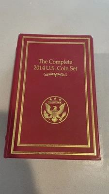 DANBURY MINT THE COMPLETE 2014 U.S. COIN SET 72 BRILLIANT UNCIRCULATED COINS  - Image 1 of 3