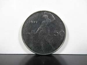 Moneda Italia 50 Liras 1977 A0712 - Imagen 1 de 2