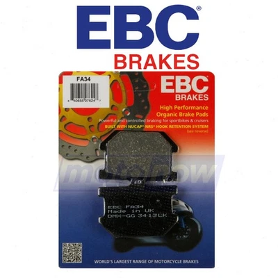 EBC Rear Organic Brake Pads for 1978-1979 Yamaha XS750S - Brake Brake bv Foto 1 de 4