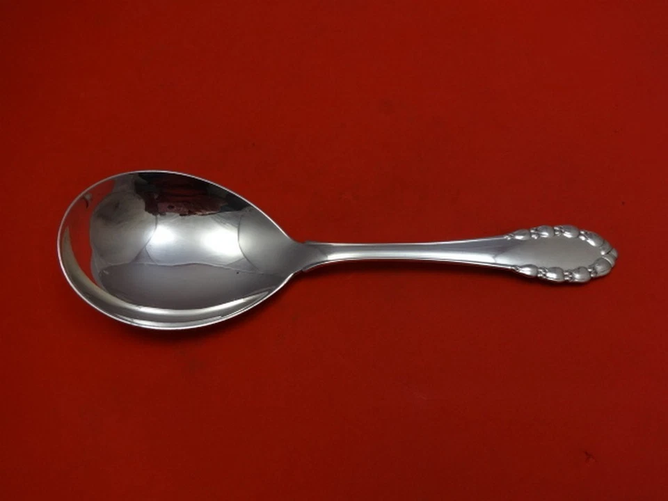 Cuchara de bayas de plata esterlina Lily of the Valley de Georg Jensen 8 7/8" Foto 1 de 1