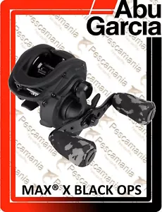 Abu Garcia MAX® X BLACK OPS Low Profile Left Mulinello casting - Foto 1 di 3