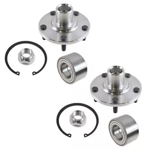 2 Front Wheel Hub Bearing Kits Fit Mitsubishi Outlander Lancer Exclude Evolution - Foto 1 di 3