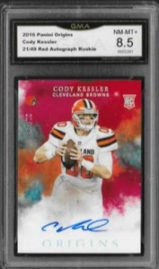 2016 Cody Kessler Panini Origins x/49 " Red " Auto Rookie Mint 8.5 Card - Picture 1 of 2