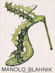 2011 Manolo Blahnik shoes art illustration 1-page MAGAZINE AD - Picture 1 of 1
