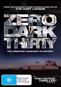 Zero Dark Thirty (2013 DVD, Rg4) Osama bin Laden, Kathryn Bigelow, NEW SEALED - Picture 1 of 3