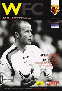 Watford v Sheffield United. Programme with Match Ticket. Ref: Y6Y 8161 NM (1)c - Picture 1 of 1