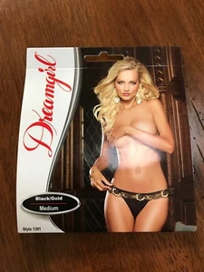 Tanga de encaje y microfibra de tinte cruzado para mujer Dreamgirl, mediana - Imagen 1 de 3