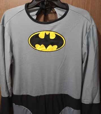 Youth Batman Medium M Cosplay  Vintage 1997 Rubie's. Grey Black Costume No Cape - Image 1 of 4