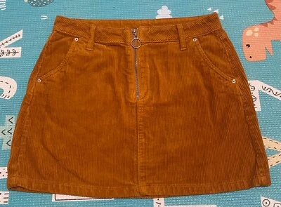 Аризона золото вельвет мини юбка подростков размер 9 - Изображение 1 из 3