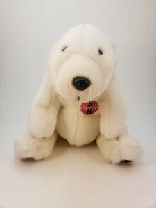 1993 Coca Cola 12" Plush Polar Bear Original In excllent Condition A5 - Picture 1 of 6
