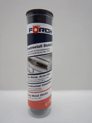 Förch Kaltmetall Stahl Alu Metallreparatur Knetmetall 2K Epoxid 56g