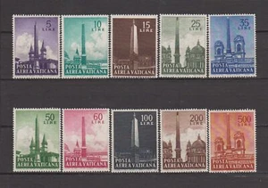 s15659) VATICANO MNH** 1959 AM P.A. Obelischi 10v  - Afbeelding 1 van 1