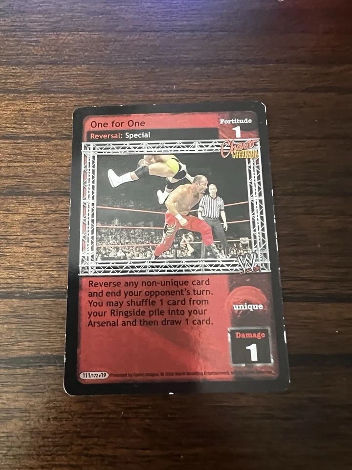 WWE Raw Deal One On One UR Foil CCG Chavo Guerrero  - Image 1 of 1