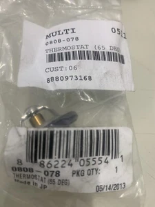 BRAND NEW GENUINE ARCTIC CAT ATV Thermostat (65 DEG) 0808-078 OEM - Foto 1 di 7