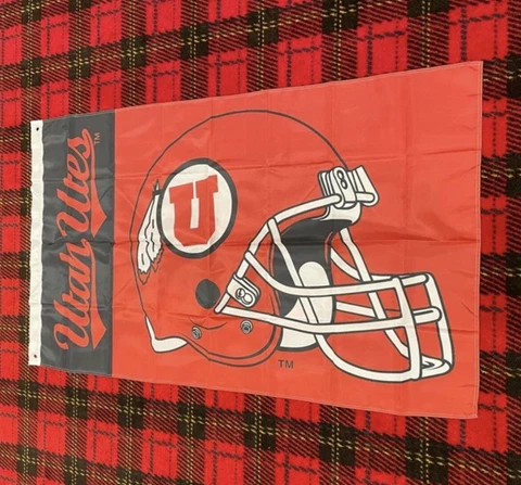 Brand New Utah Utes flag 3 foot by 5 foot Cover