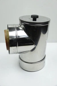 Viessmann AZ T-Stück 87° Revision Grad DN 110/160 mm PP Edelstahl - 7568145 - Picture 1 of 6