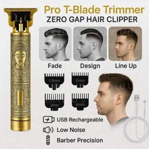 Recortadora De Barba Rasuradora Electrica Para Hombre Maquina De Afeitar Rasurar - Picture 1 of 8