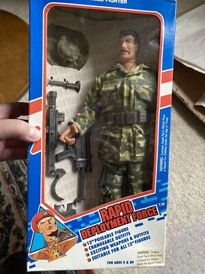 Military Soldier 12" Action Figure 1994Rapid Deployment Force JungleFighters NIB - Image 1 of 2