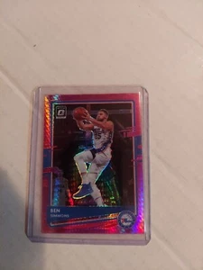 2020-21 Donruss Optik Ben Simmons #111 Pink Velocity Holo Prizm 76ers - Bild 1 von 2