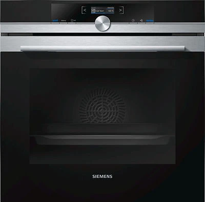 Siemens Multifunktions Einbau  Backofen Pyrolyse schwarz HB673GBS1 EEK: A+ - Bild 1 von 3