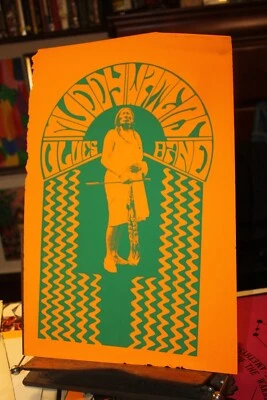 Vintage Original ca 1969 Muddy Waters Blues Band Concert Poster 12-1/2" x 19" - Image 1 of 4