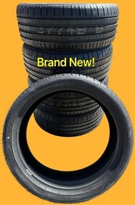 FOUR NEW 245/40R21 100W Pirelli P Zero PZ4 Sport PNCS Noise Canceling Tires - Image 1 of 4
