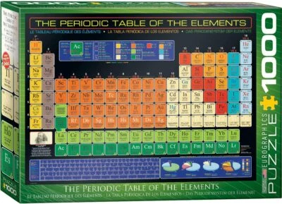 The Periodic Table 1000 piece jigsaw puzzle by Eurographics 680mm x 480mm - Image 1 of 3