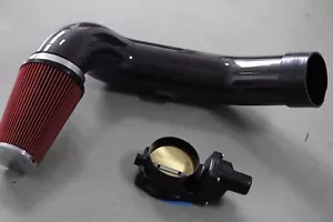 4.5" Carbon Fiber Air Intaket & throttle body For 2009-2015 Cadillac CTS V LSA - Foto 1 di 14