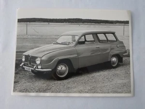 Vintage 1965 Saab Station Wagon Press Photo Photograph Image - Picture 1 of 5