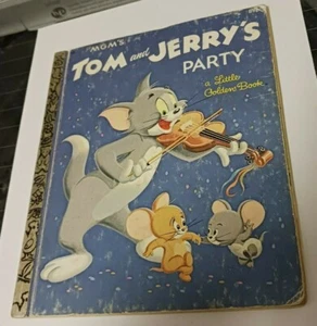 Vintage MGM’s Tom and Jerry’s Party Little Golden Book Hardcover - Picture 1 of 3