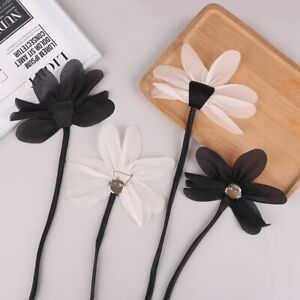 1Pair Organza Flower Brooch Pins Corsage Lapel Pins Wedding Clothes Accessories