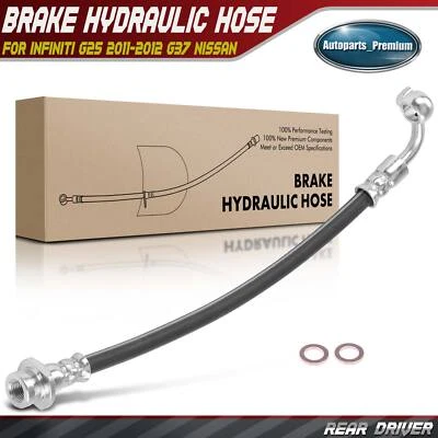 Mangueira hidráulica de freio traseiro esquerdo para INFINITI G25 2011-2012 G37 Nissan 370Z 3.7L - Imagem 1 de 4