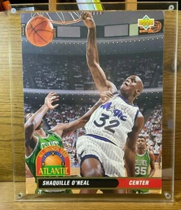 1993 Upper Deck Authenticated UDA Shaquille O'Neal Blow Up 8 x 11 Jumbo Card - Picture 1 of 2