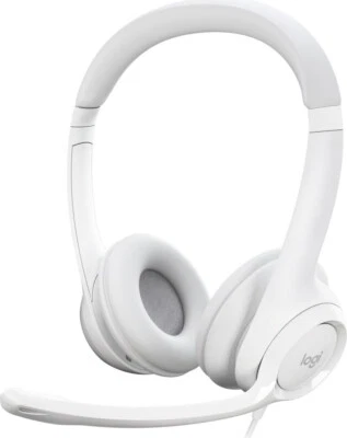 Logitech Cuffie Over ear cablate con microfono colore Bianco - 981-001286 - Immagine 1 di 4